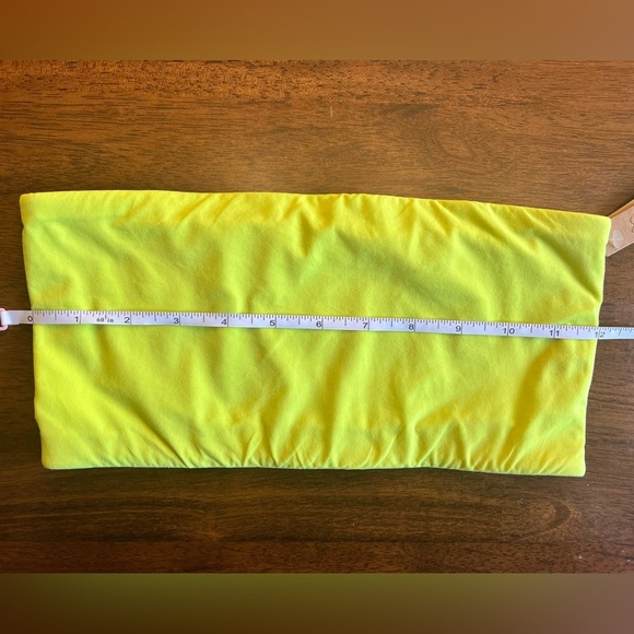 NWT SKIMS Bright Yellow Fitted Top – Size S - Picture 8 of 9